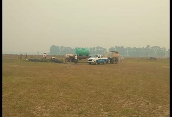 SE COLABOR&Oacute; EN LA PROVISI&Oacute;N DE AGUA PARA AVIONES HIDRANTES