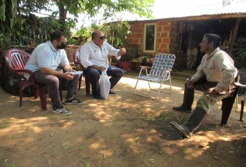 SALIDA RURAL EN BUSCA DE PRODUCTORES AFECTADOS POR LA EMERGENCIA