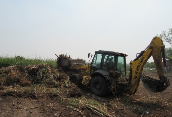 REALIZAN CORTAFUEGO PREVENTIVO EN EL BARRIO SAN MARCOS