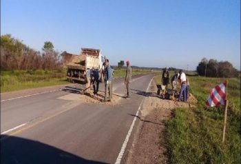 INTERVENCIONES: BACHEO EN RUTA, COLOCACI&Oacute;N DE CESTOS DE RESIDUOS Y CORTES DE PASTO