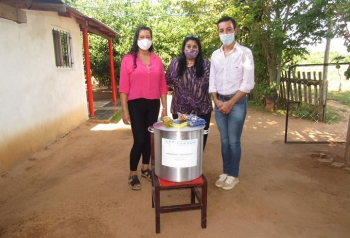 ENTREGAN UTENSILIOS PARA NUEVOS MERENDEROS EN COLONIA SAN MARTIN