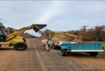 ASISTEN A PRODUCTORES AFECTADOS POR LOS INCENDIOS Y SEQU&Iacute;AS