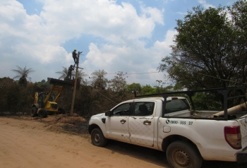 OPERATIVO PARA RECUPERAR SUMINISTRO EL&Eacute;CTRICO EN COLONIA ROMERO